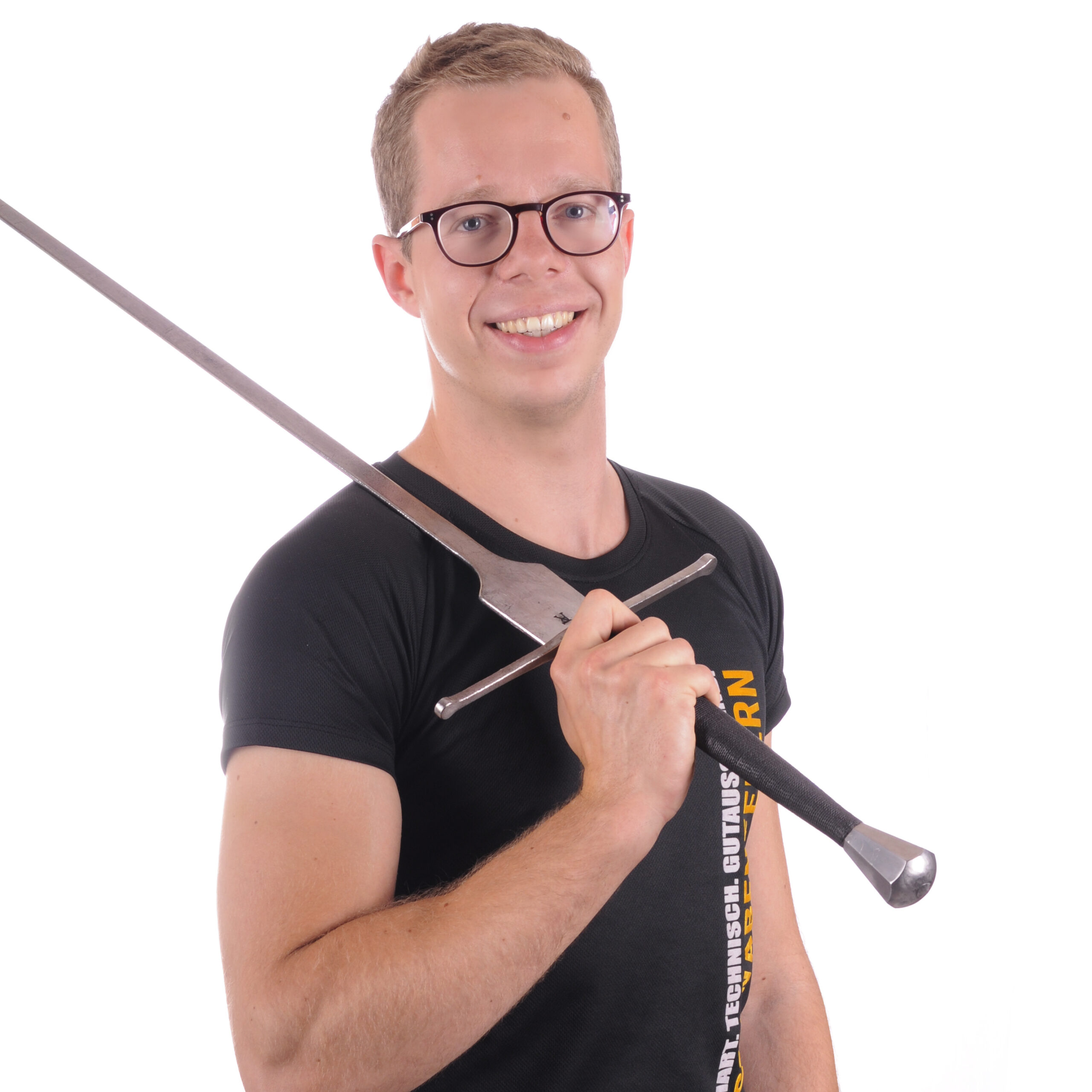 Portrait von Lukas Mästle-Goer, HEMA Schwertkampf Trainer bei den Schwabenfedern Ulm.